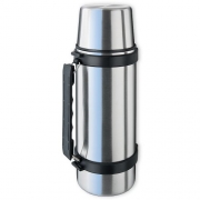 Isosteel VA-9553Q Thermos in acciaio INOX 1,0 L con sistema Quickstop, manico e bicchiere – Miglior Prezzo