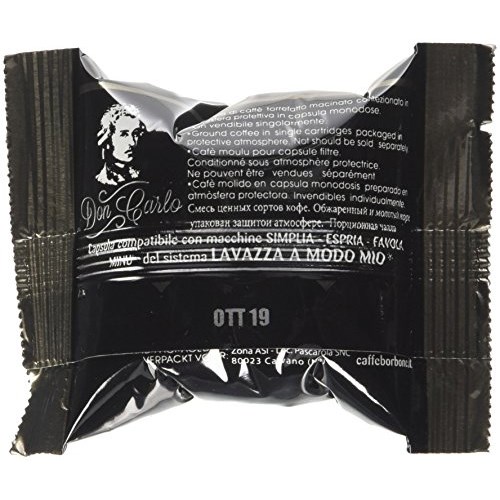 Caffè Borbone Don Carlo Caffè in Capsule, Confezione da 100 Capsule,  Miscela Nera – Miglior Prezzo