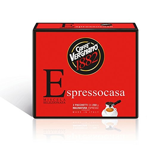 Caffè Vergnano 1882 Espresso Casa, 2×250 gr – 2 Pacchetti – Miglior Prezzo
