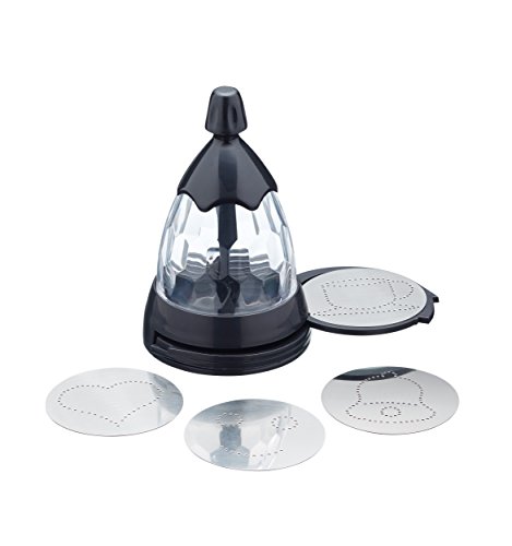 Kitchen Craft, Le’Xpress – Set di shaker per cacao e stencil per caffè, 5 pezzi – Miglior Prezzo