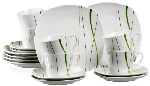 Ritzenhoff & Breker 596472 Servizio da caffè Grace, 18 pezzi – Miglior Prezzo