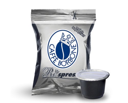 100 CAPSULE RESPRESSO CAFFE’ BORBONE MISCELA NERA COMPATIBILITA’ NESPRESSO – Miglior Prezzo