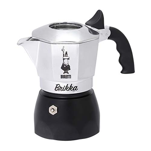 Bialetti 2tz Moka New Brikka, Caffettiera 2 Tazze, Alluminio – Miglior Prezzo