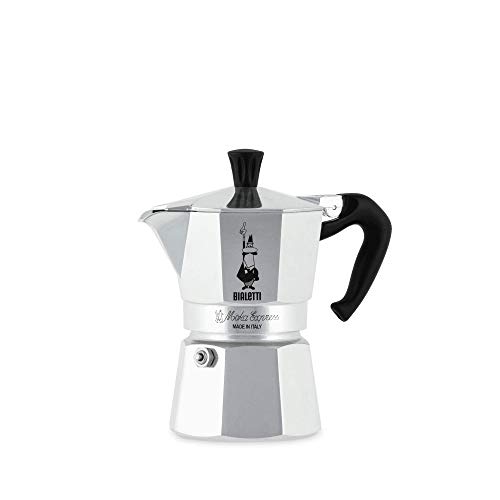 Bialetti Moka Express Caffettiera, Alluminio, Argento, 3 Tazze – Miglior Prezzo